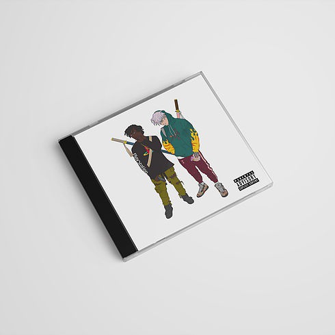 Illustration for Album cover #tshirt #layout #illustration #streetwear #cartoon #CD #album #packaging #anime