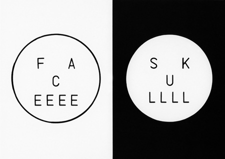FFFFOUND! | The Type Obsessed « W+K Studio Blog #face #skull #design #graphic