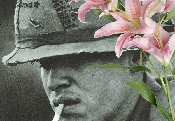 Blood Is The New Black – Justin Blyth #flower #war #photography