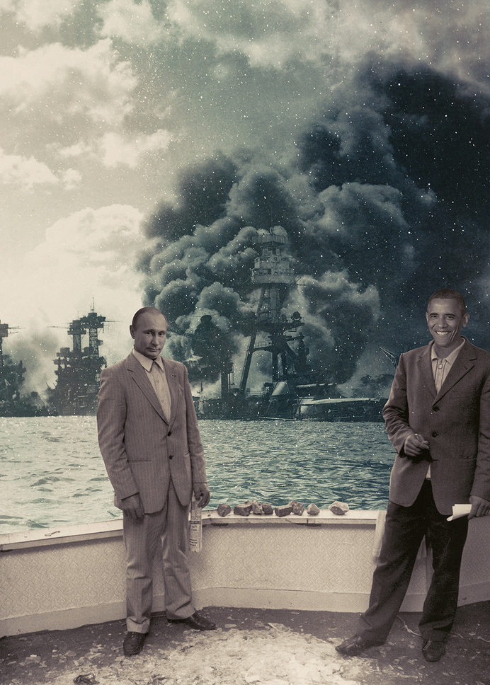 Putin and Obama images get mixed in my brain, friend foe, past present, real or surreal. #states #putin #of #psychadelic #russia #united #america #surreal #obama