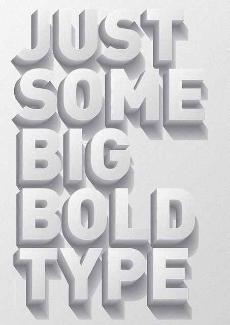 Typographic Poster by Stefano Agabio #design #quality #typography