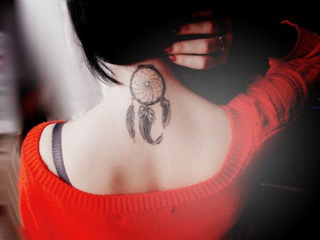 ink, neck tattoo, neck, tattoo, and woman image inspiration on  Designspiration