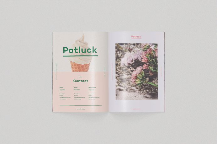 Potluck – a conference on Behance