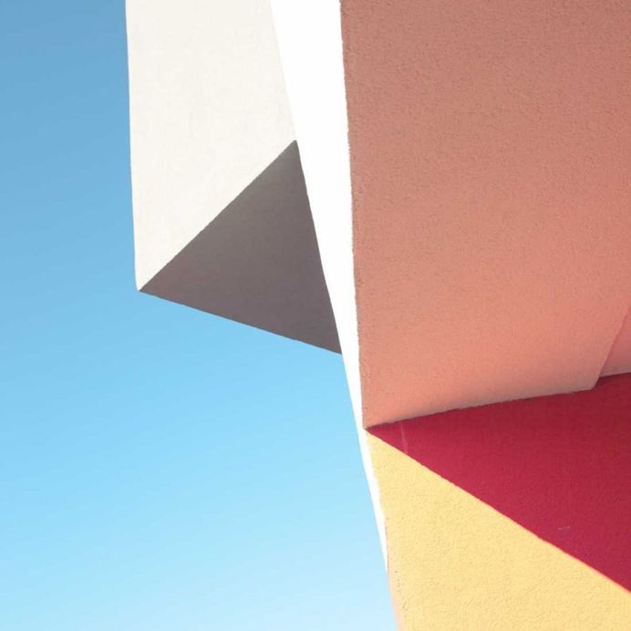 Colorful and Minimalist Architecture Photography by Matthieu Venot