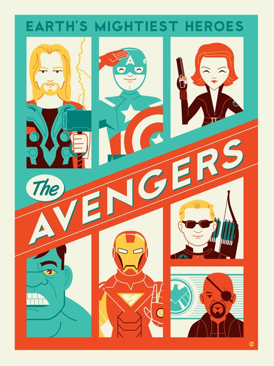 Poster de los vengadores