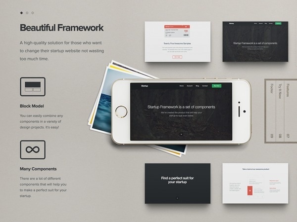 Startup Framework #iphone #web #presentation #project