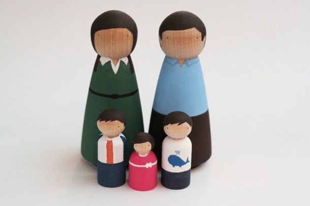 Design dla dzieci i nie tylko...: Figurki do malowania (Goose Grease) #toys #figures #wooden