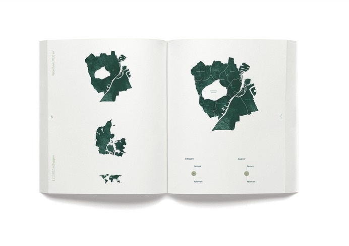 A. Ester | KBH #infomation #information #a #fyn #kbh #ester #cph #graphic #infographic #design #graf #book #map #graph #kã¸benhavn #copenhagen #layout #anna #jylland #green