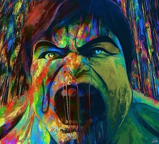 Nicky Barkla #illustration #hulk