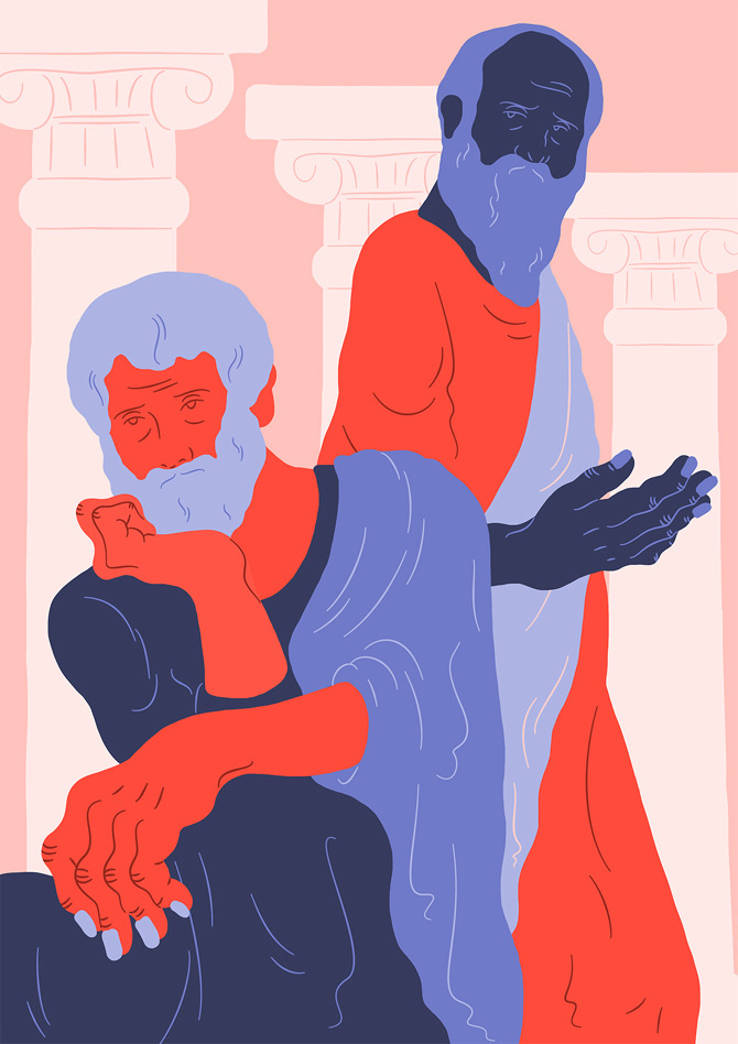 sara andreasson #illustration #colorblock