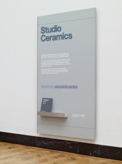 Ceramics Galleries | Cartlidge Levene #exhibition #type #signage #typography