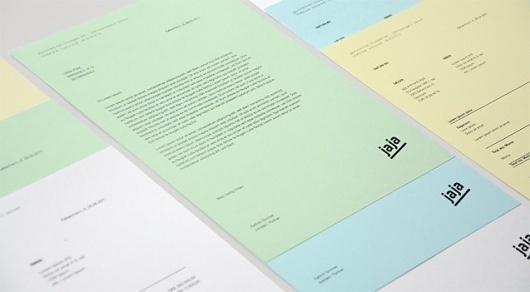 Rama Studio - jaja architects #stationary #identity #minimal #branding