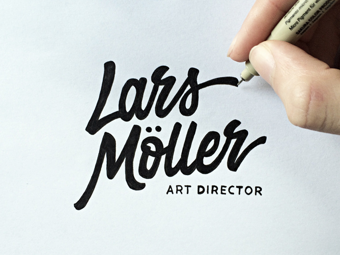 Lars Moller – Lettering & Logotype
