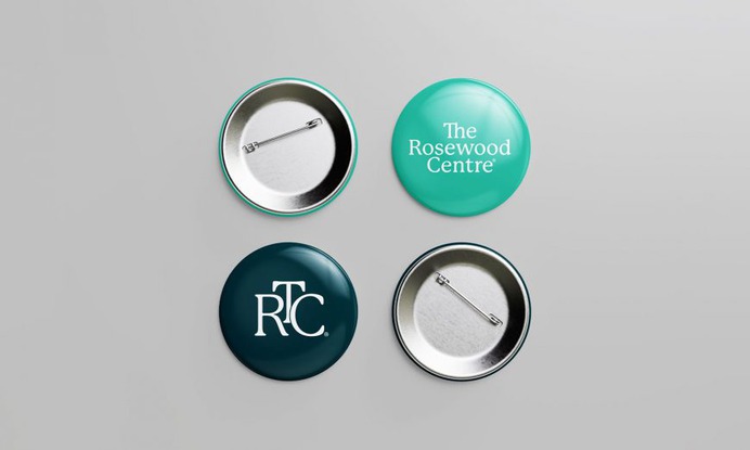 The Rosewood Centre Pin Design