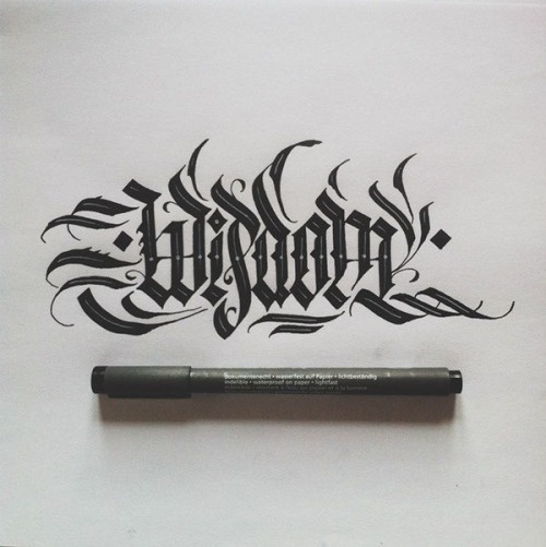 Calligraphy by Daniel Letterman #calligraphy #lettering #hand #typography