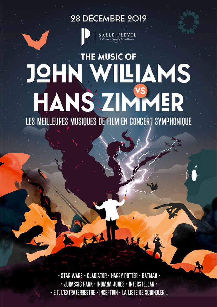 Hans Zimmer vs John Williams – Gig poster