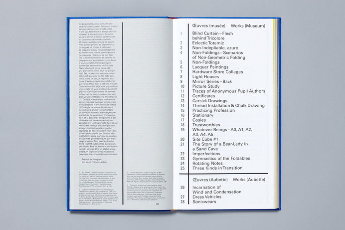 Family of Equivocations, Haegue Yang - OK-RM #index #of #publication #contents #table