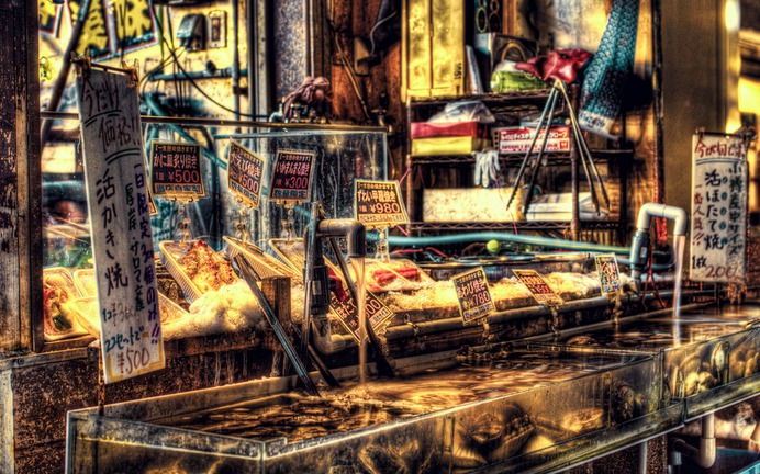 "That Fish Market In A Dream" by Yuki Iwaoka #Photography #HDR #Wallpaper #Landscape