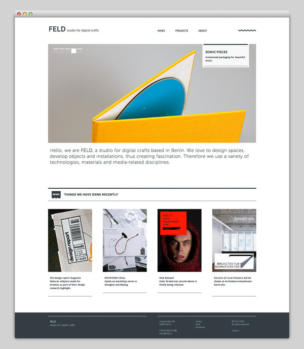 FELD #website #layout #design #web