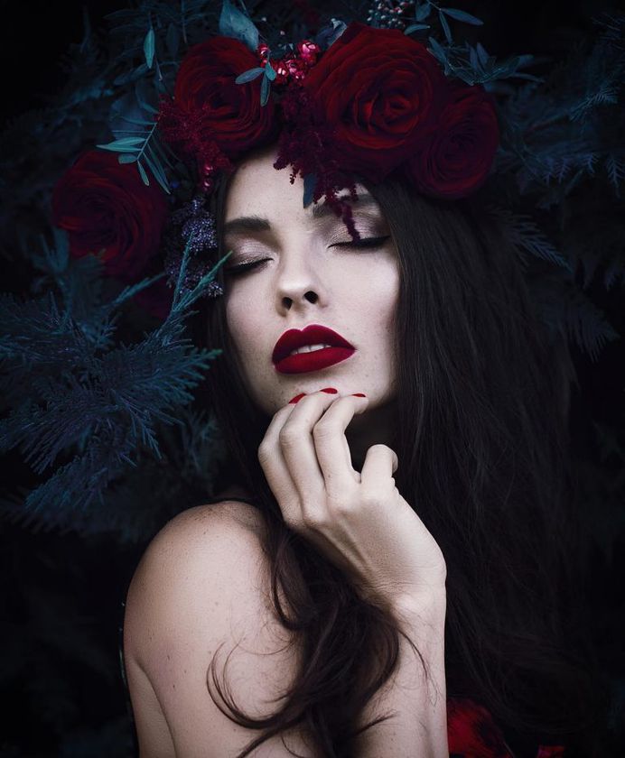 Dark Beauty and Fine Art Portrait Photography by Kenul Rustamova