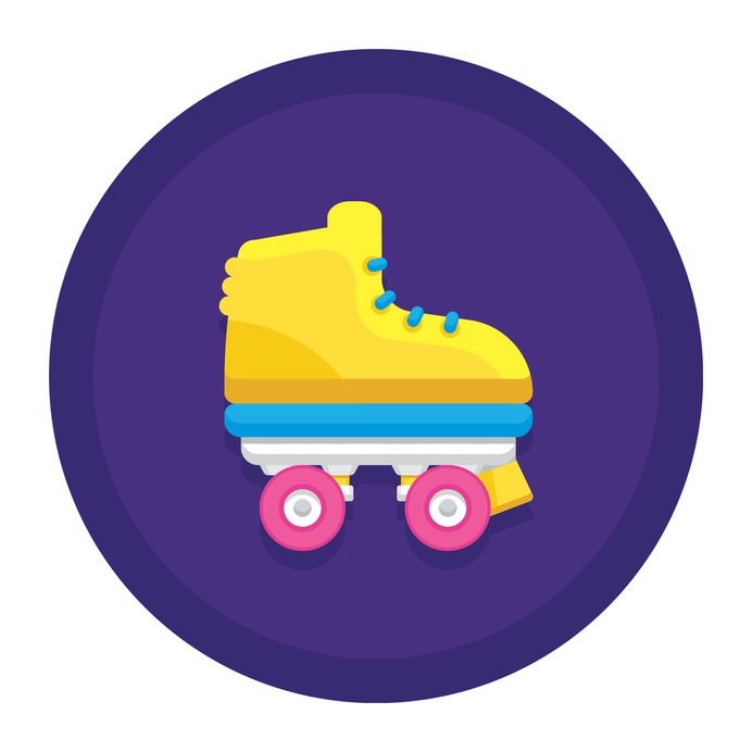 See more icon inspiration related to skate, roller, sports and competition, hobbies and free time, roller skate, leisure, skater, skating, transportation and sport on Flaticon.