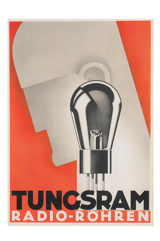 MACHINE AGE Poster Tunsgram Radio Vintage Tube Amp Poster