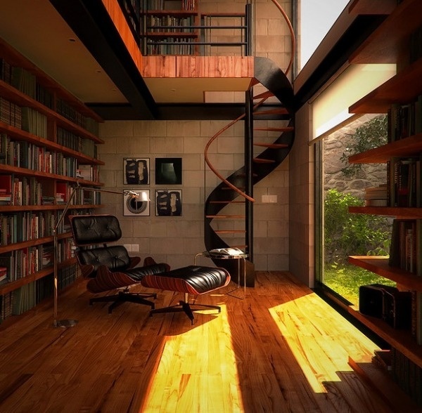 Image Spark Image tagged "room design", "interiors", "architecture" jermshaw #libraries #bookcases #interiors #architecture