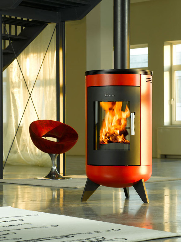 Wamsler – Metropolitan #interior #red #capsule #fire #fireplace