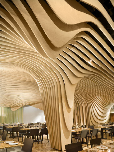 Meet at Wooden Waves #interior #architecture