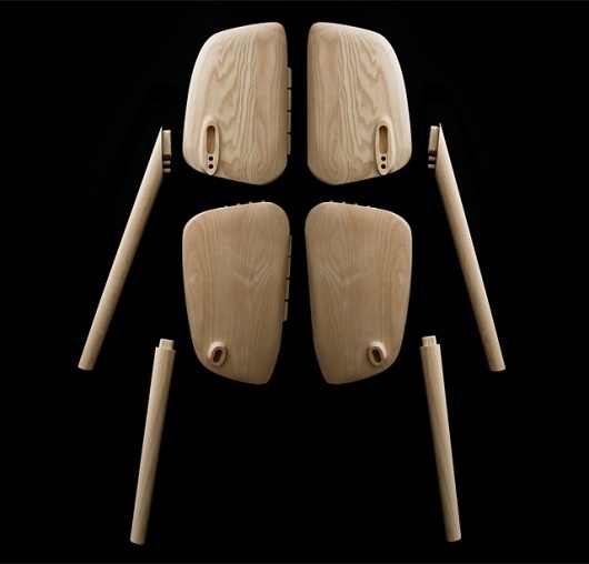 Osso - today and tomorrow #chair #design #black #wood #furniture