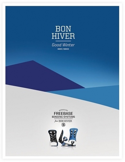 Bon Hiver Snowboarding | Neuarmy™ #design #poster