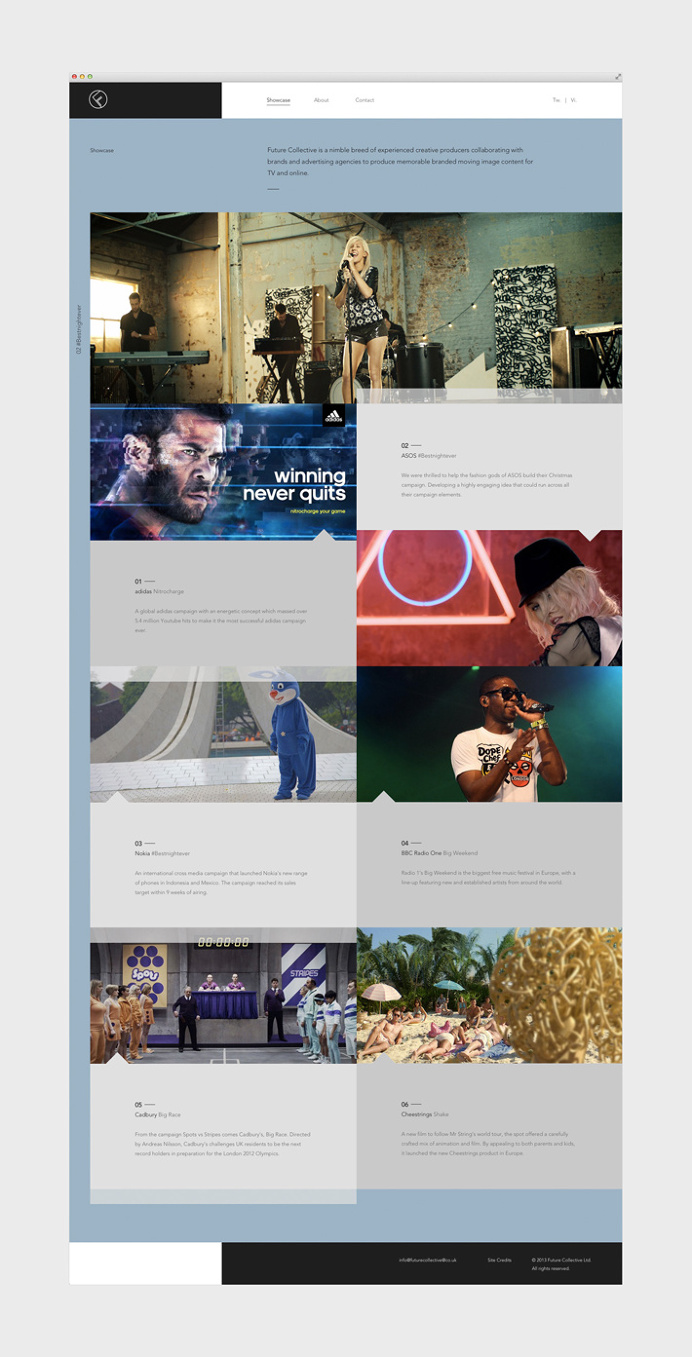 Future Collective by Hatch Inc. #website #web design