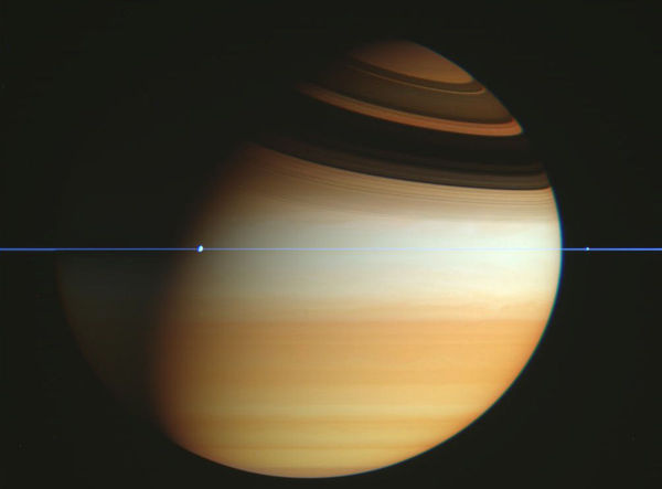 Astronomy POTD: Cassini Spacecraft Crosses Saturn's Ring Plane #saturn #nasa #exploration #astronomy #space #colossal #photography #cassini #planet