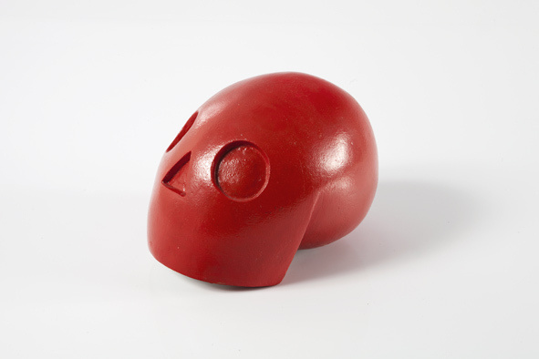 skull #skull #sculpture #red #toy