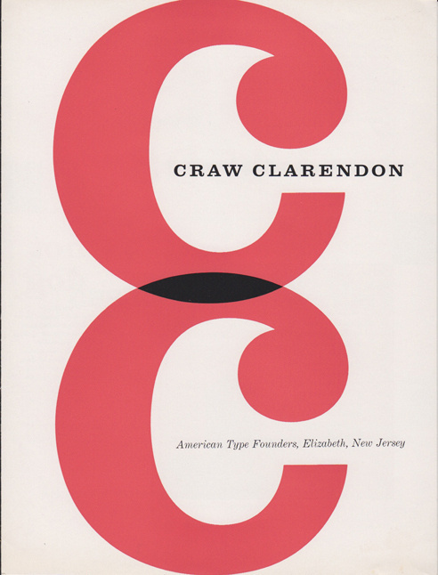 Craw Clarendon specimen #type #specimen #typography