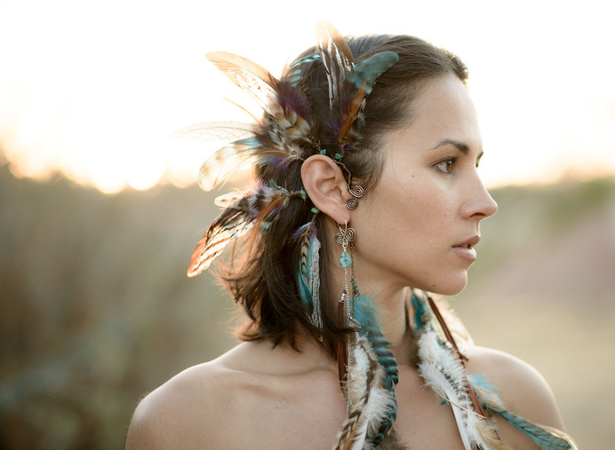 Catherine Bradshaw, earrings and ear cuffs by Spirit Tribe #cb