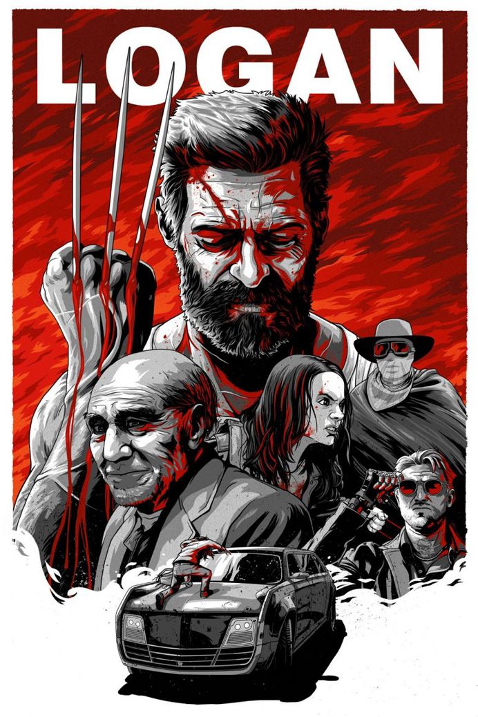 Logan illustrated alt poster