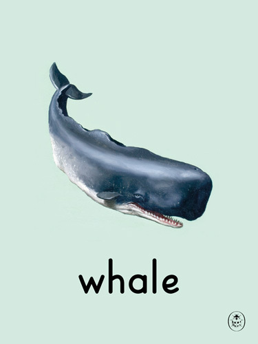 whale Art Print by Ladybird Books Easyart.com #vintage #artprints #print #design #retro #art #bookcover