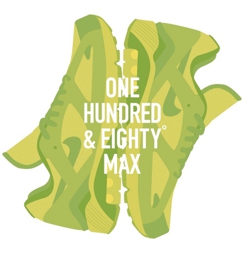ANONYMOUS MAG #max #shoes #air #retro #180 #illustration #nike #sneakers #trainers #typography