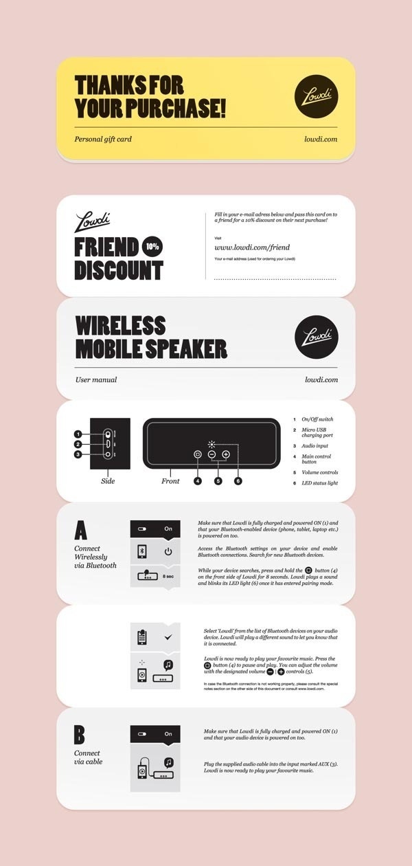 A Box Called Lowdi Manual Design by Momkai #music