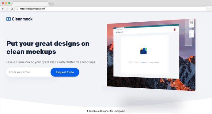 Mockup your designs simply and beautifully.