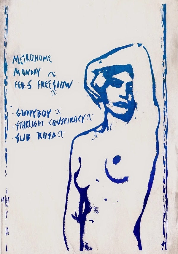 Thursday, April 17, 2014 #guppyboy #silkscreen #poster