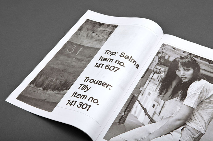 2014 lookbook for Swedish clothing brand Elvine designed by Lundgren+Lindqvist #magazine