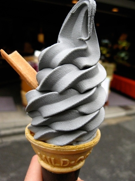 Black Sesame Ice Cream #photography
