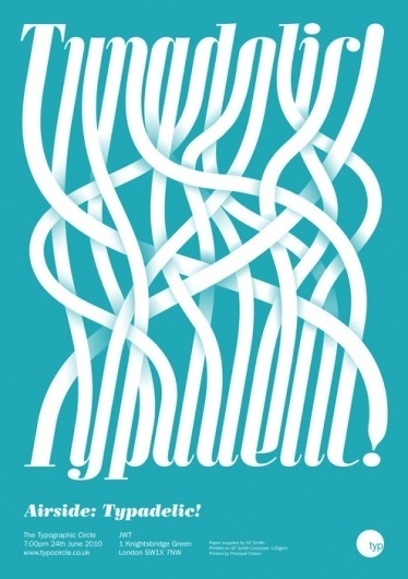 A.N.D Studio Blog #design #graphic #typadelic #poster #aiside #typography