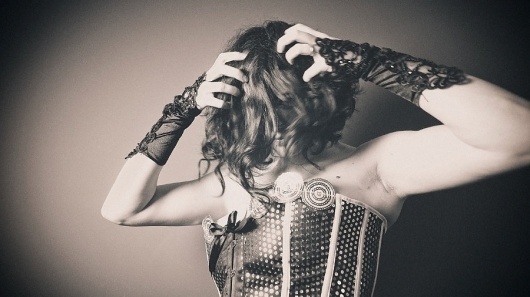 CABARET / EMILIE / 2012.03 - Souenellen #lingerie #cabaret #girl #panty #naked