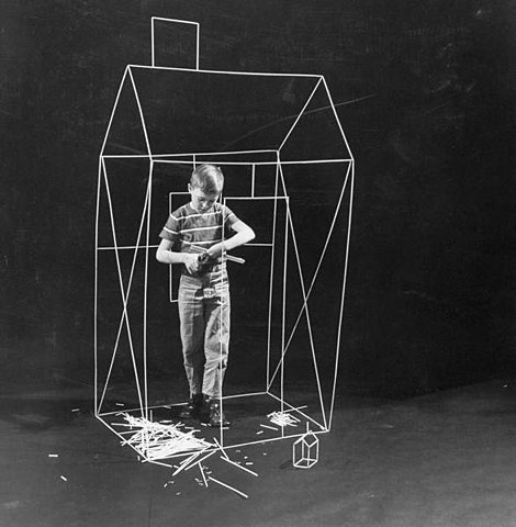FFFFOUND! | M O O D #straws #house #installation