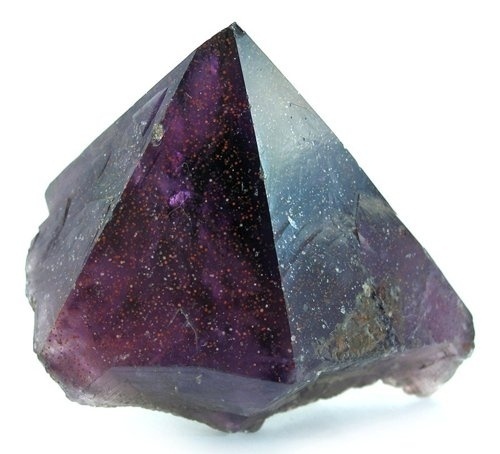 Minerals | Amethyst with Hematite inclusions from Canada #hematite #amethyst #with #inclusions