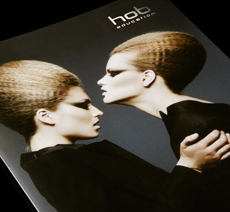 HOB Salons Brochures #branding #promotional #design #website #materials #hairdressing