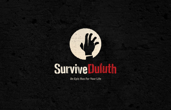 Survive Duluth — Cody Paulson #mark #typography #zombie #word #logo #moon